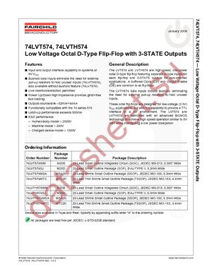 74LVT574WMX datasheet  